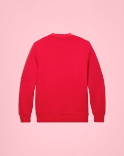 Converse Star Chevron Embroidered Crew Erkek Sweatshirt Kırmızı | 1538460-Türkiye